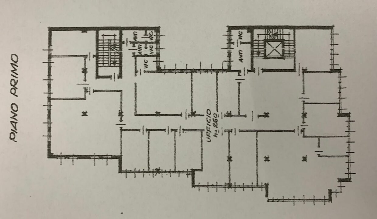 Uffici Feletto Umberto pianta piano primo