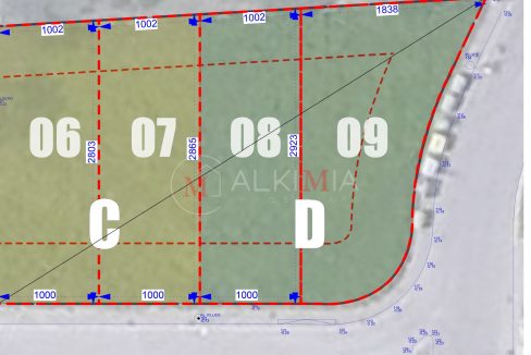 Terreno edificabile via Altino Udine planimetria