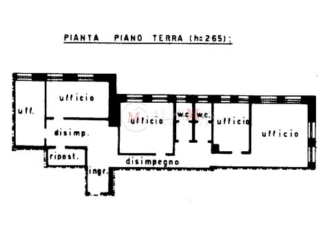 Udine ufficio direzionale Planimetria