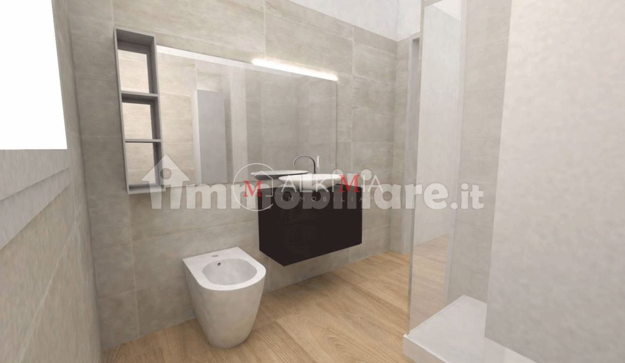 Villetta di testa Martignacco render bagno