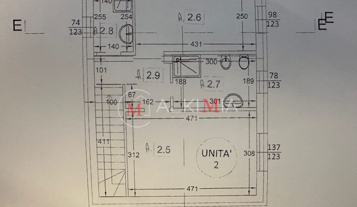 Villetta Reana 285k pianta piano primo