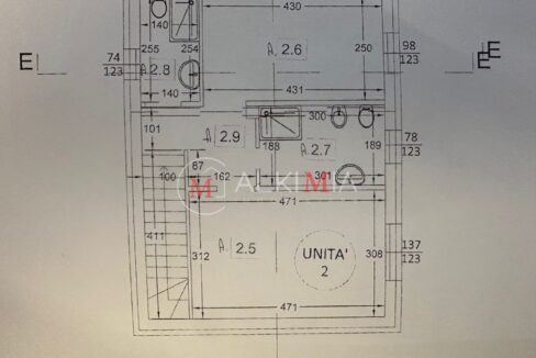Villetta Reana 285k pianta piano primo