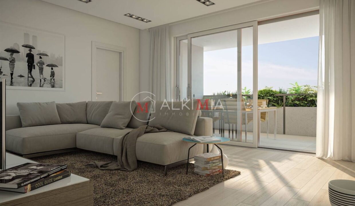 Udine nord bilocale soggiorno