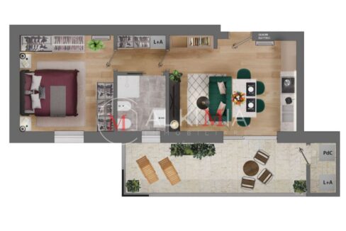 Udine nord pianta bilocale