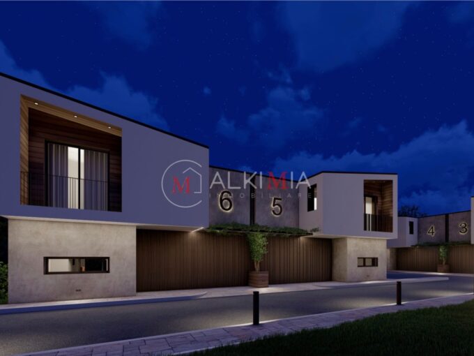 Villa Passons Pasian di Prato render esterno notte