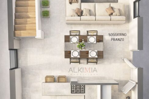 Reana villetta n. 1 pianta piano terra