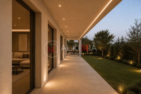 Villa bifamiliare Pavia di Udine render esterno