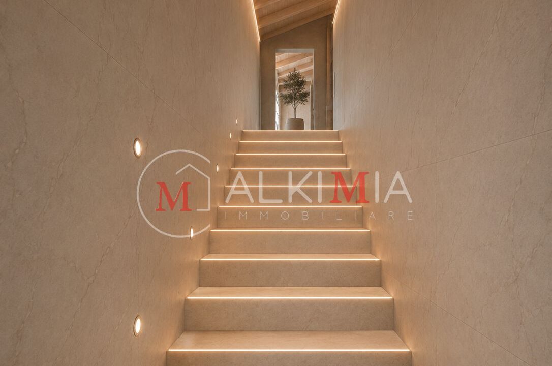 Villa bifamiliare Pavia di Udine render scale