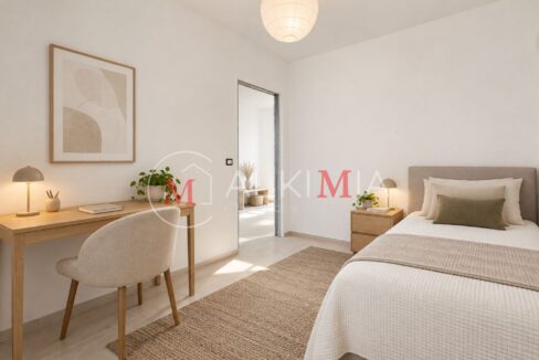 Udine nord bicamere con giardino render camera