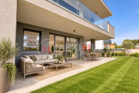 Udine nord bicamere con giardino render portico