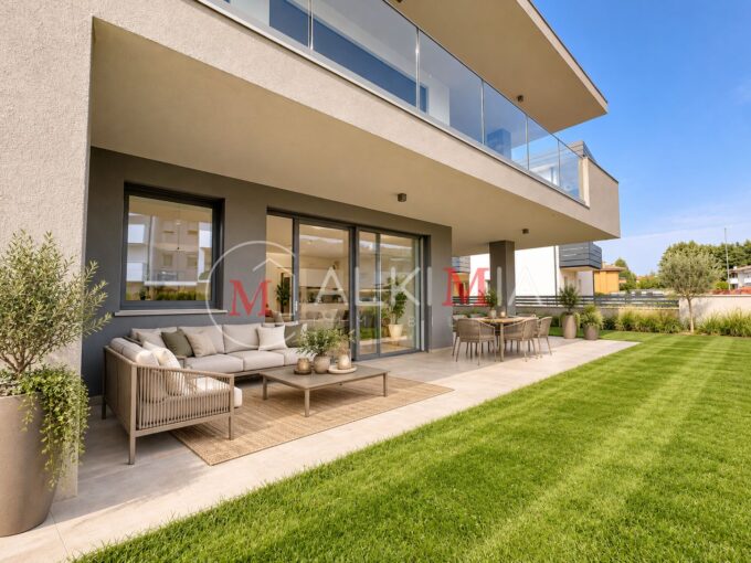 Udine nord bicamere con giardino render portico