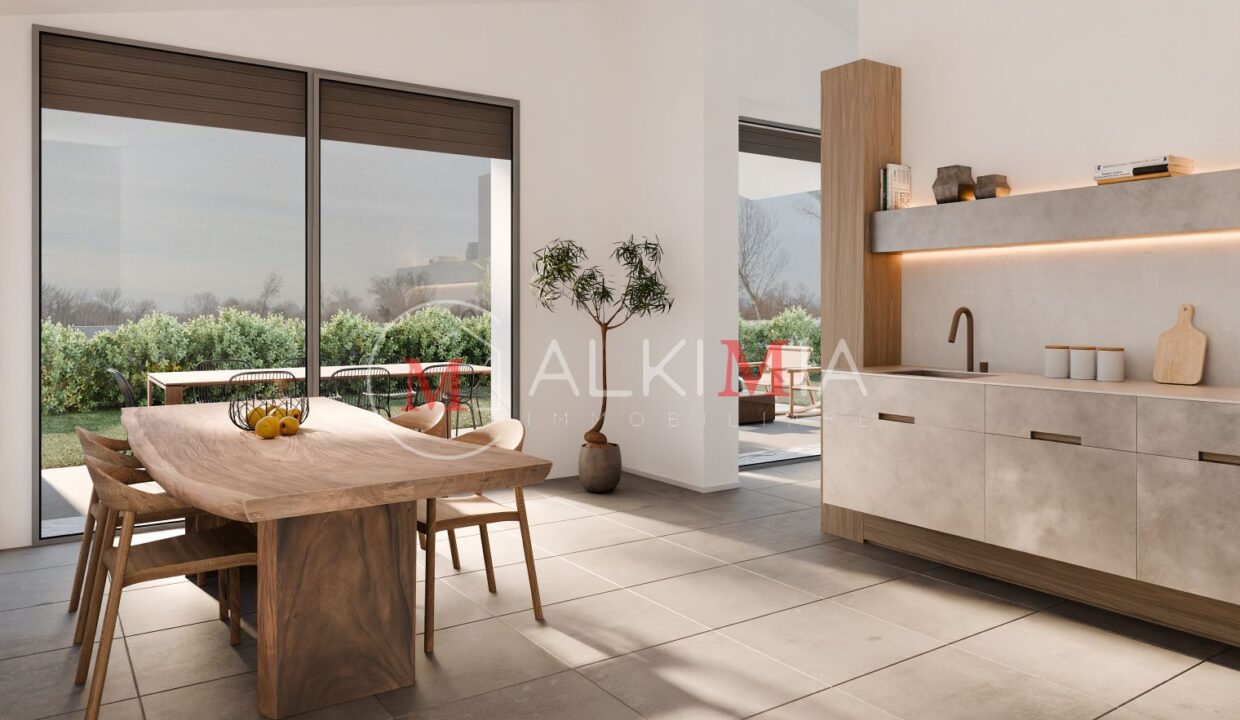 Villa Gonars con giardino cucina