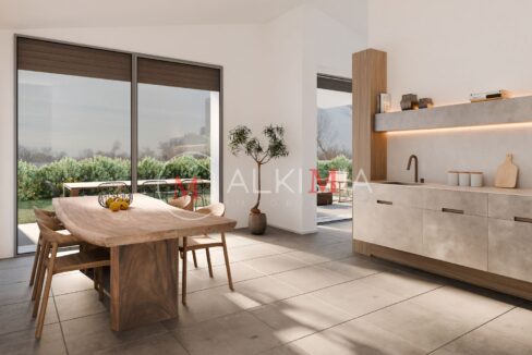 Villa Gonars con giardino cucina